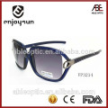 Горячие продажи новых рекламных продуктов пользовательских логотипа дизайн солнцезащитные очки с ретро храм